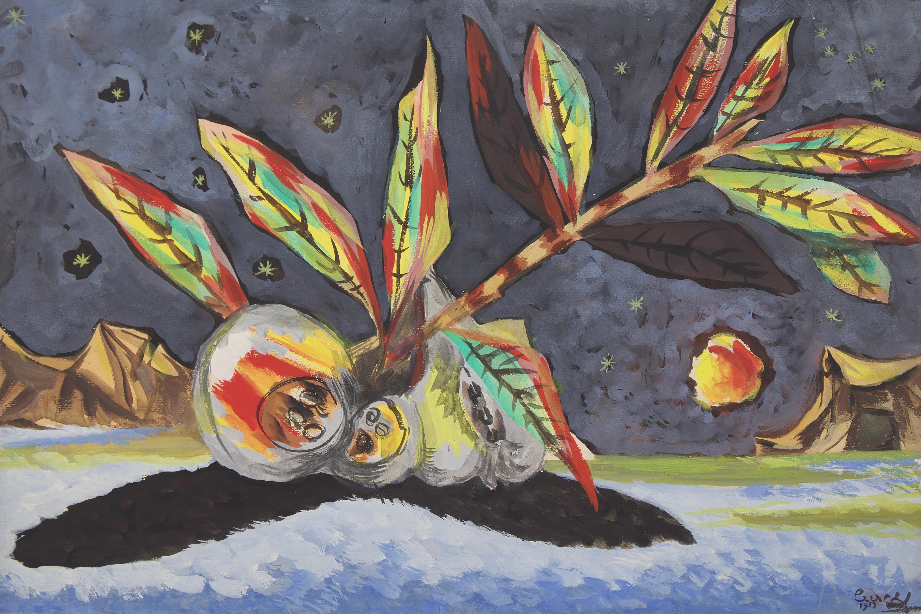 Two Works: Le Chien Bleu; together with Toujours à Taquets, 1952 (2)