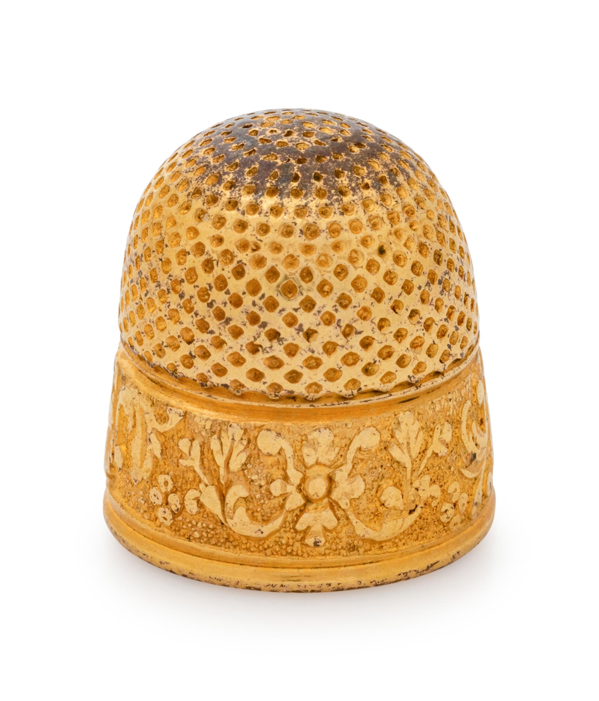A Georgian Yellow-Gold Child's Thimble