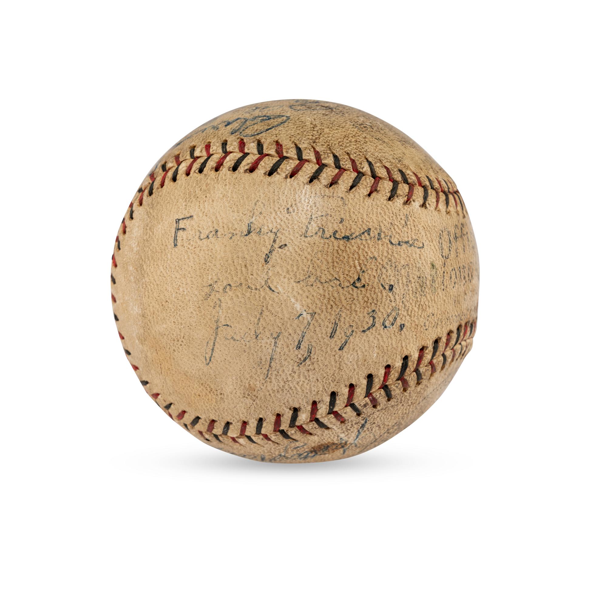 A 1930s World Champion Era St. Louis Cardinals Team Signed Autograph Baseball (PSA and JSA Letters of Authenticity),