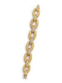 YELLOW GOLD AND DIAMOND BRACELET