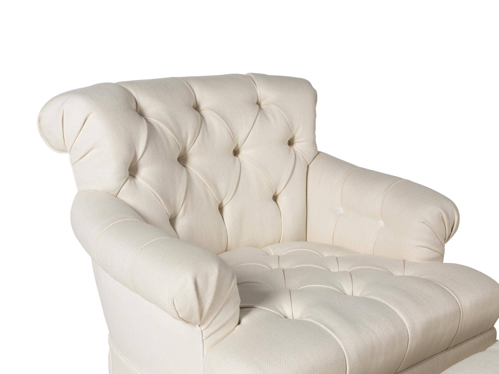 A Pair of Upholstered Armchairs