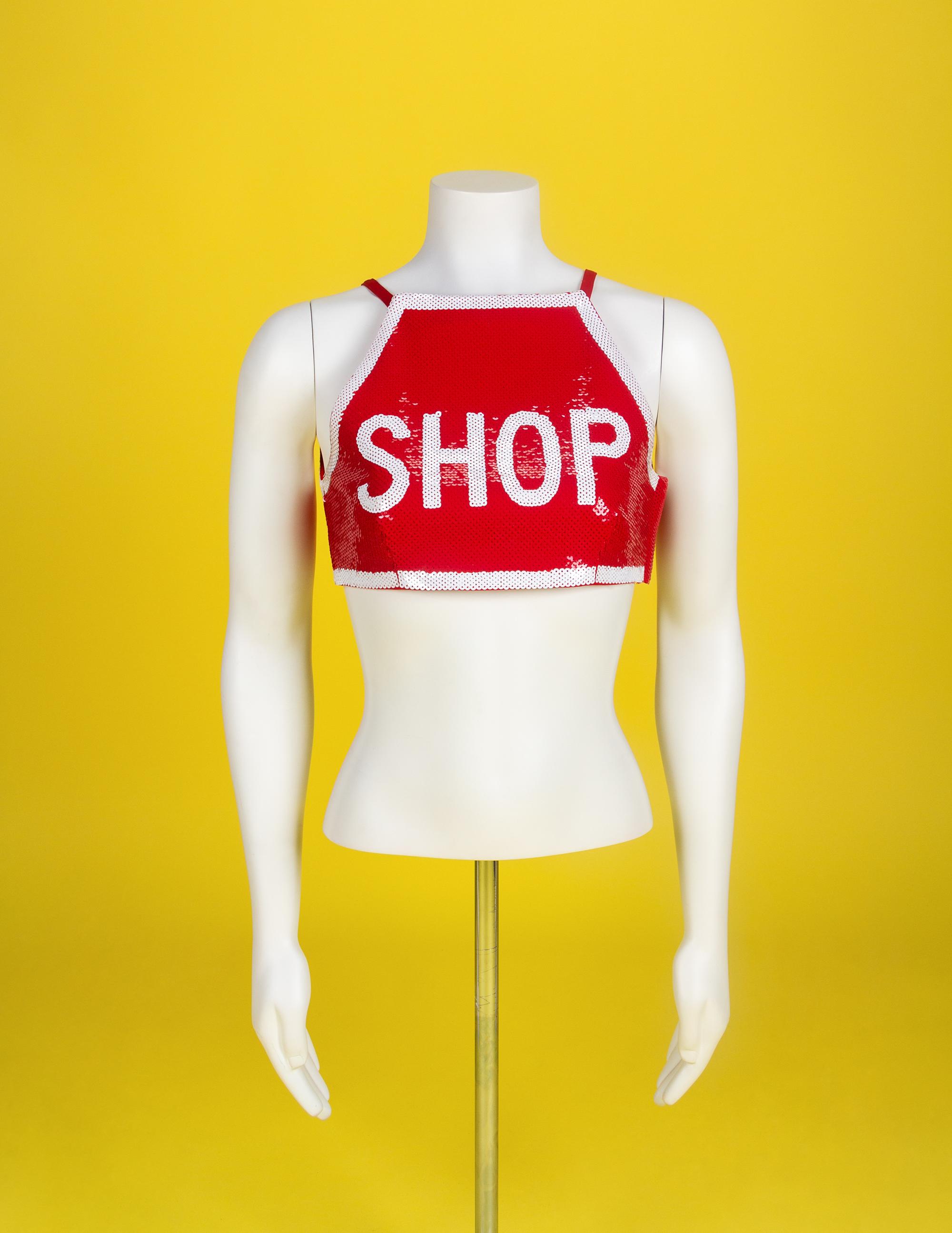 Moschino 'Shop' Top, 1990s