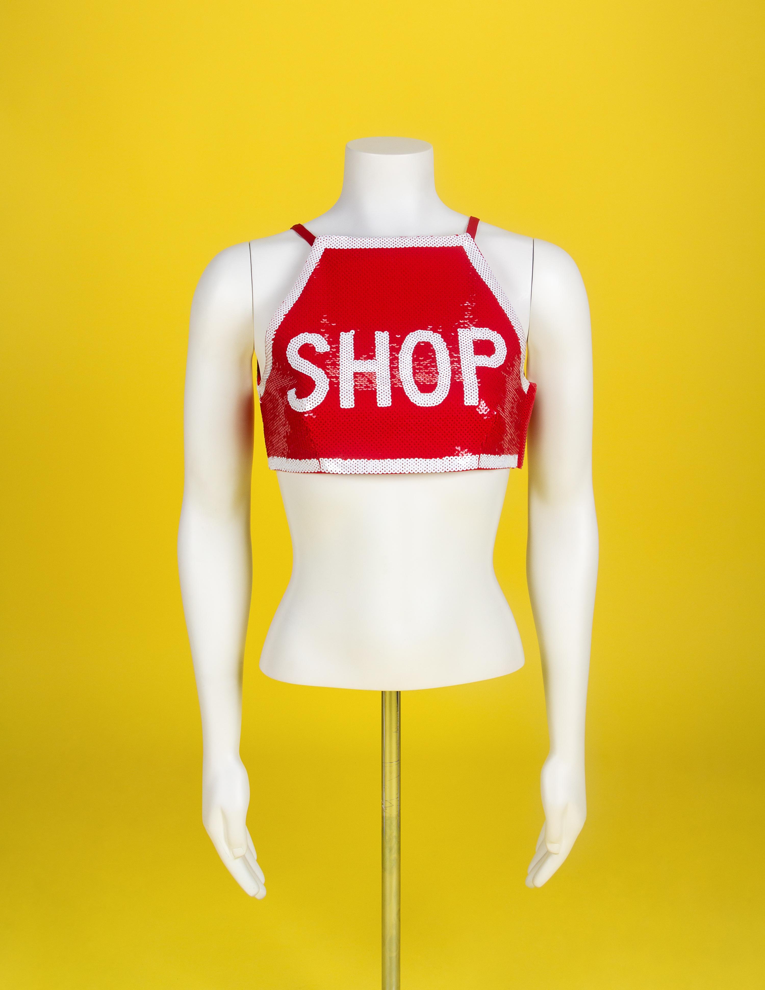 Moschino 'Shop' Top, 1990s