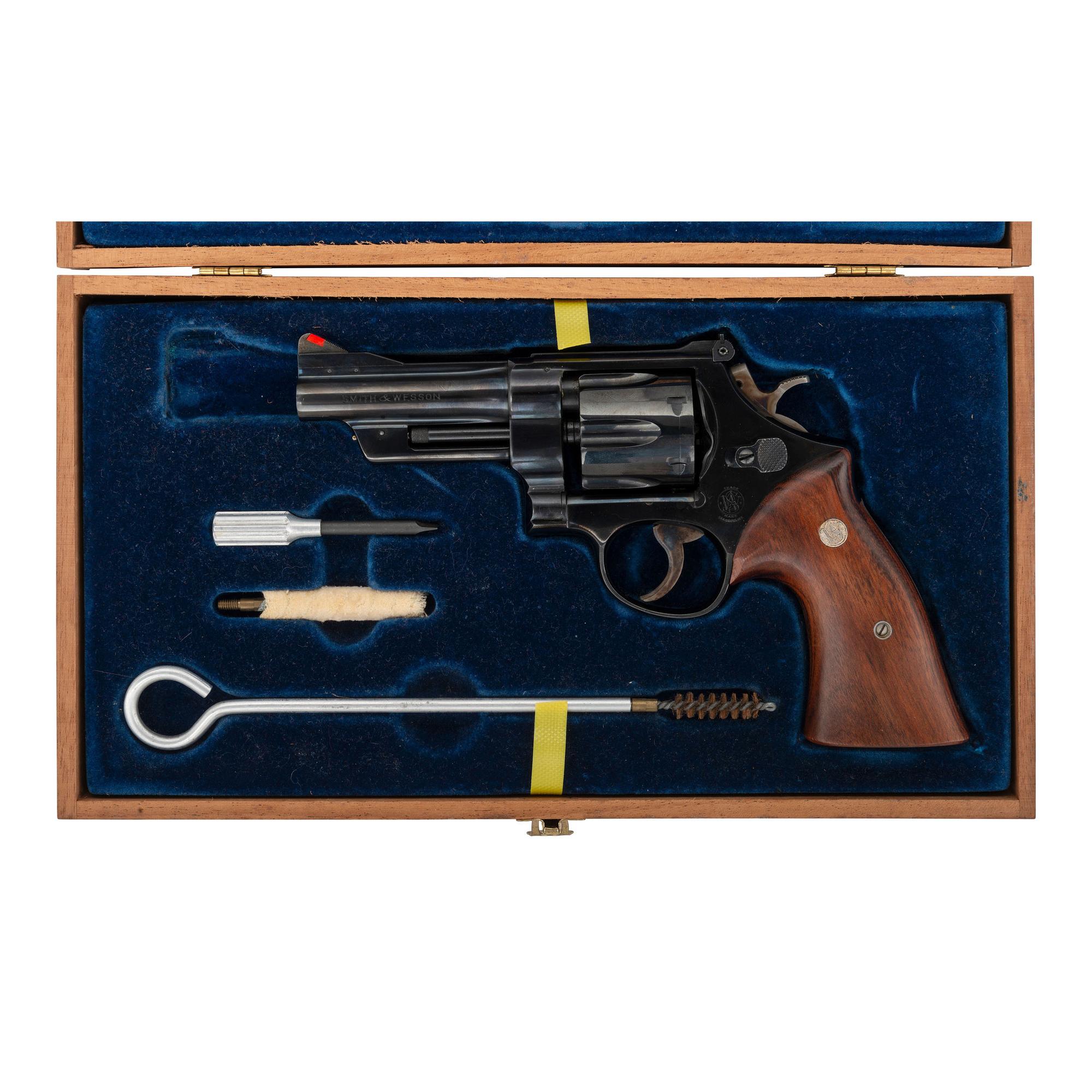 **Smith & Wesson 5-Screw Model 24 .44 Hand Ejector Fourth Model with 4" Barrel in Display Box