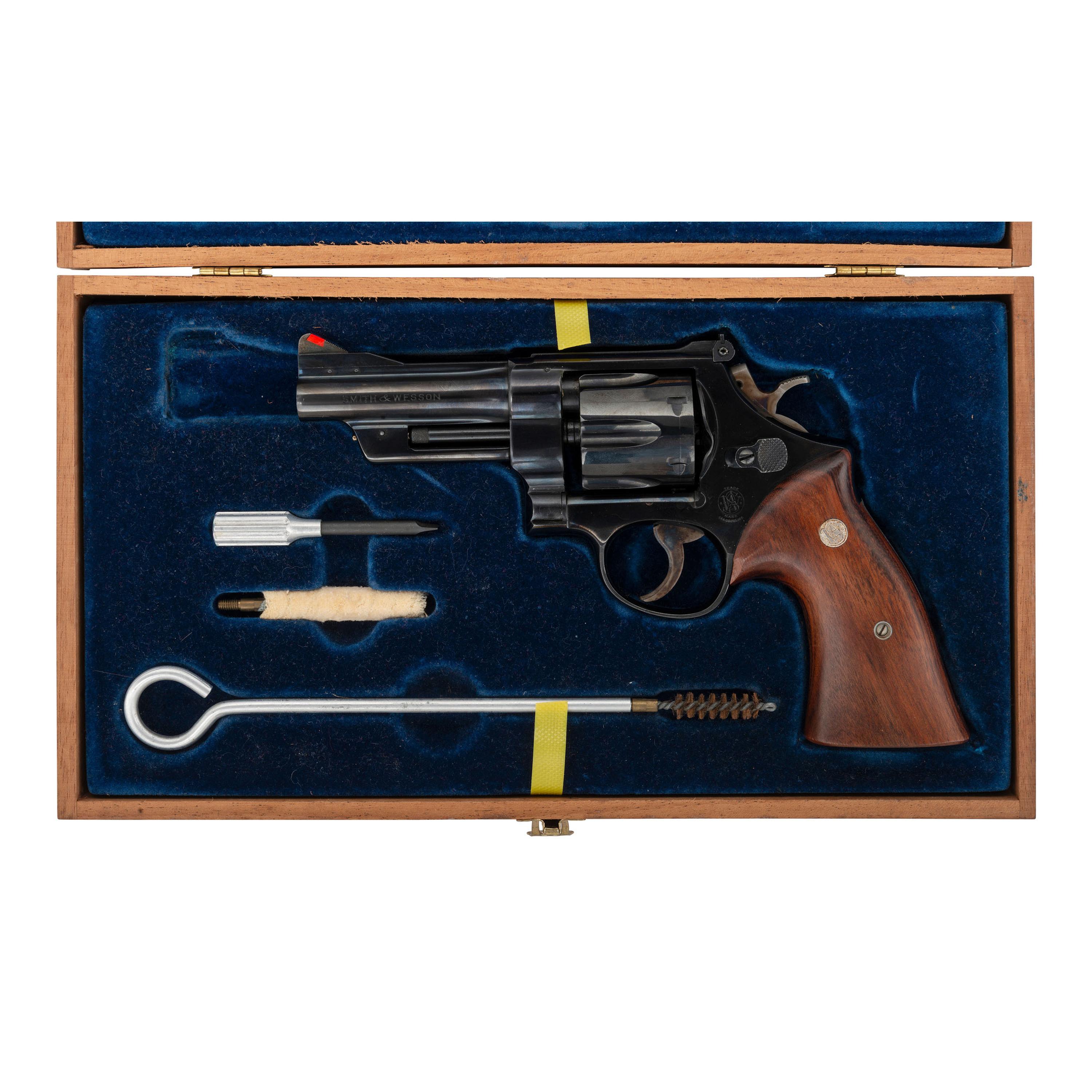 **Smith & Wesson 5-Screw Model 24 .44 Hand Ejector Fourth Model with 4" Barrel in Display Box