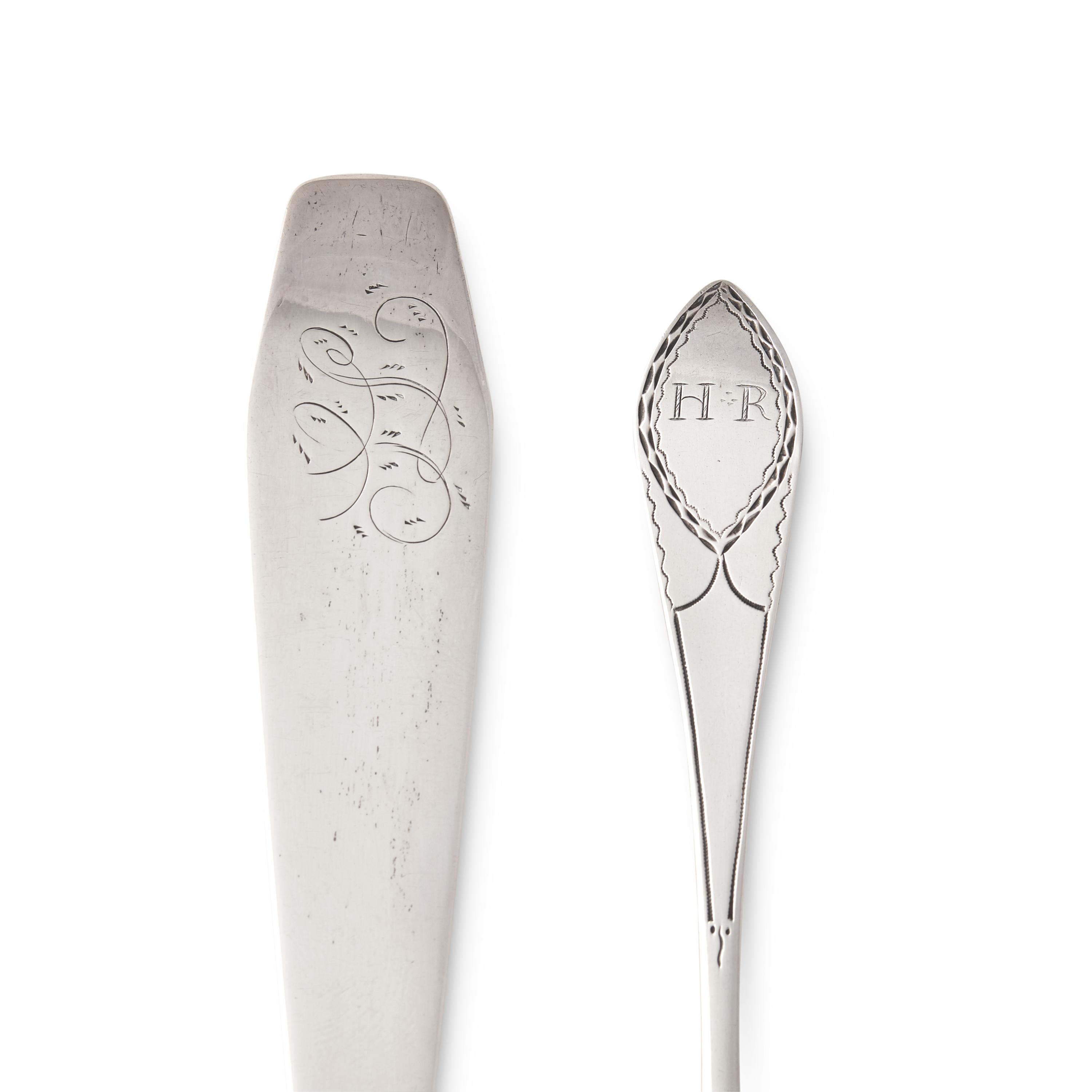 Two Federal Coin Silver Spoons