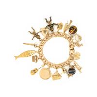 Yellow Gold Charm Bracelet