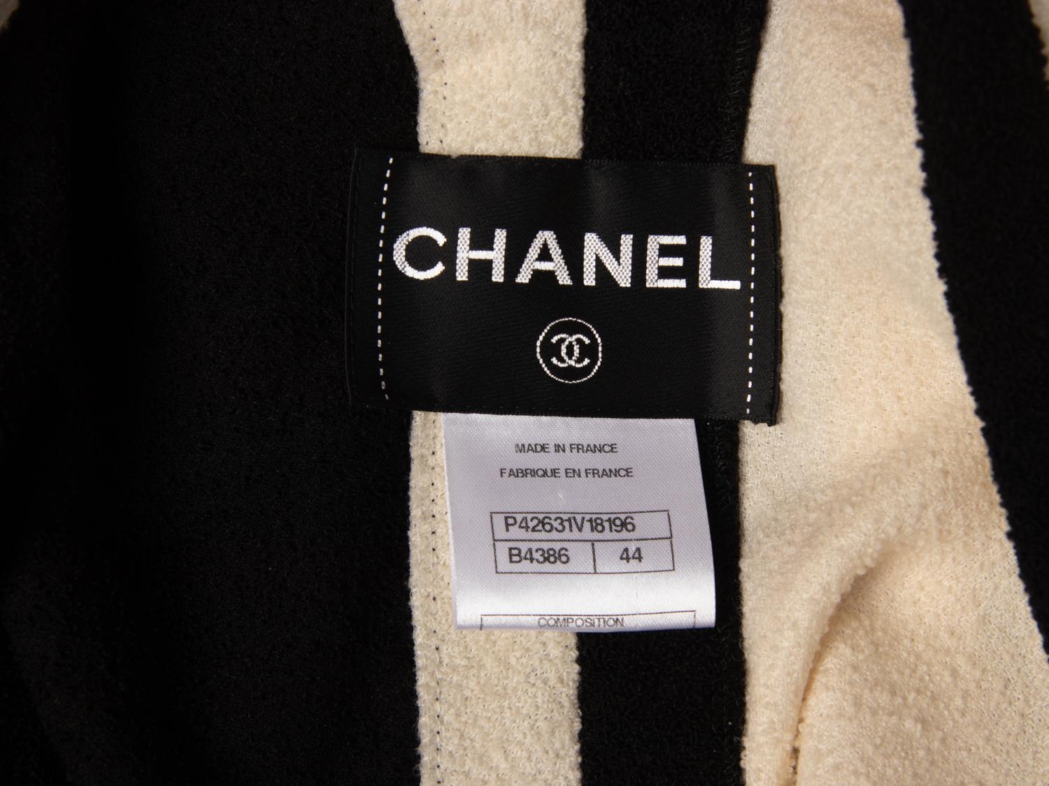 Chanel, Contrast Bouclé Kimono Jacket