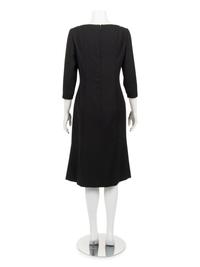 Christian Dior Haute Couture Wool Dress with Gathered Silk Chiffon, Spring/Summer 2007
