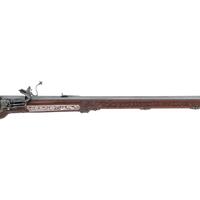 Contemporary Schwabian Wheellock Rifle in the Style of Johann Michael Maucher by John B. Derrick (American, b.1936)