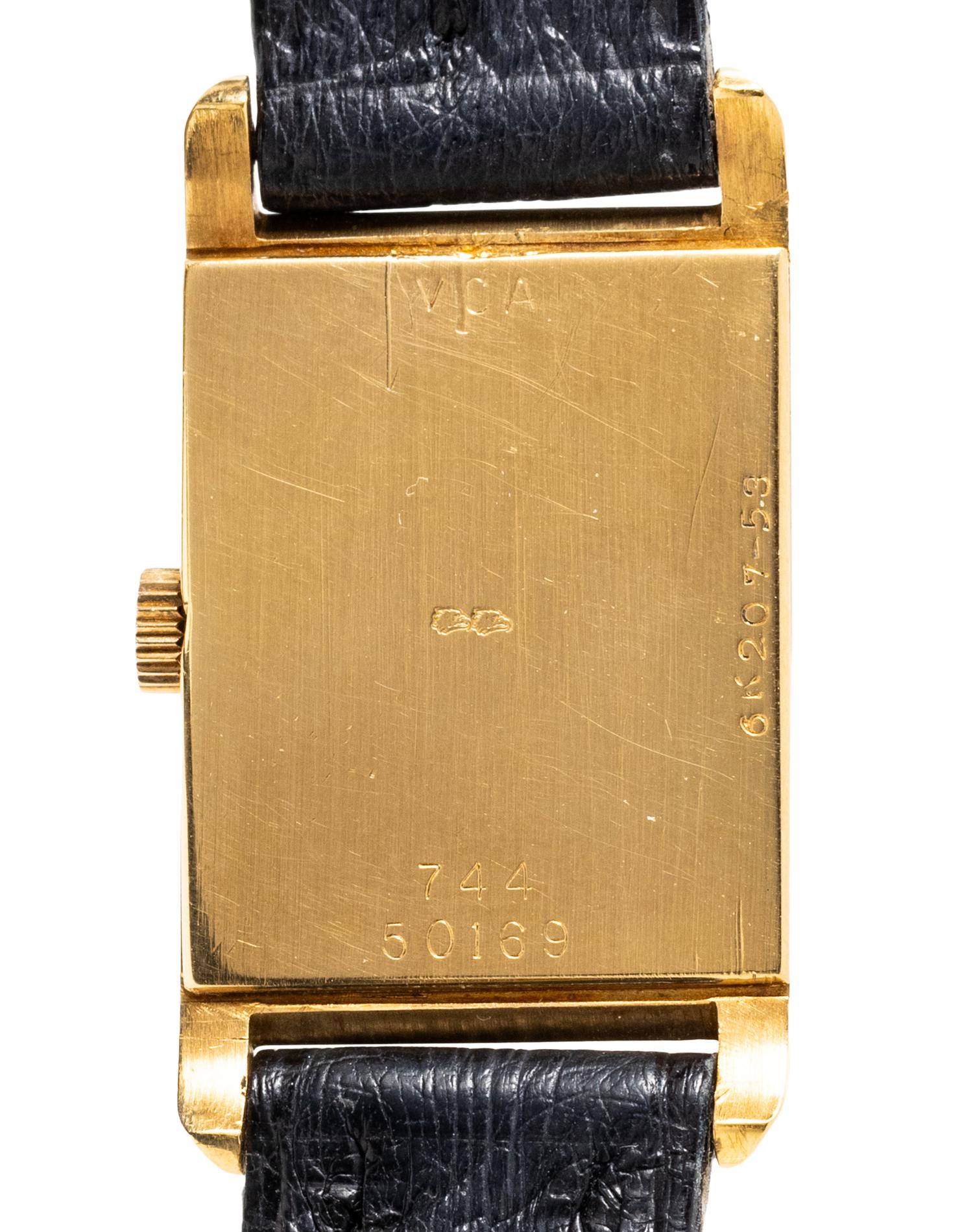 VAN CLEEF & ARPELS, 18K YELLOW GOLD WATCH