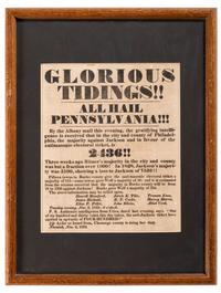 [POLITICS] Broadside announcing a majority vote against Jackson in favor of the Anti-Masonic ticket.