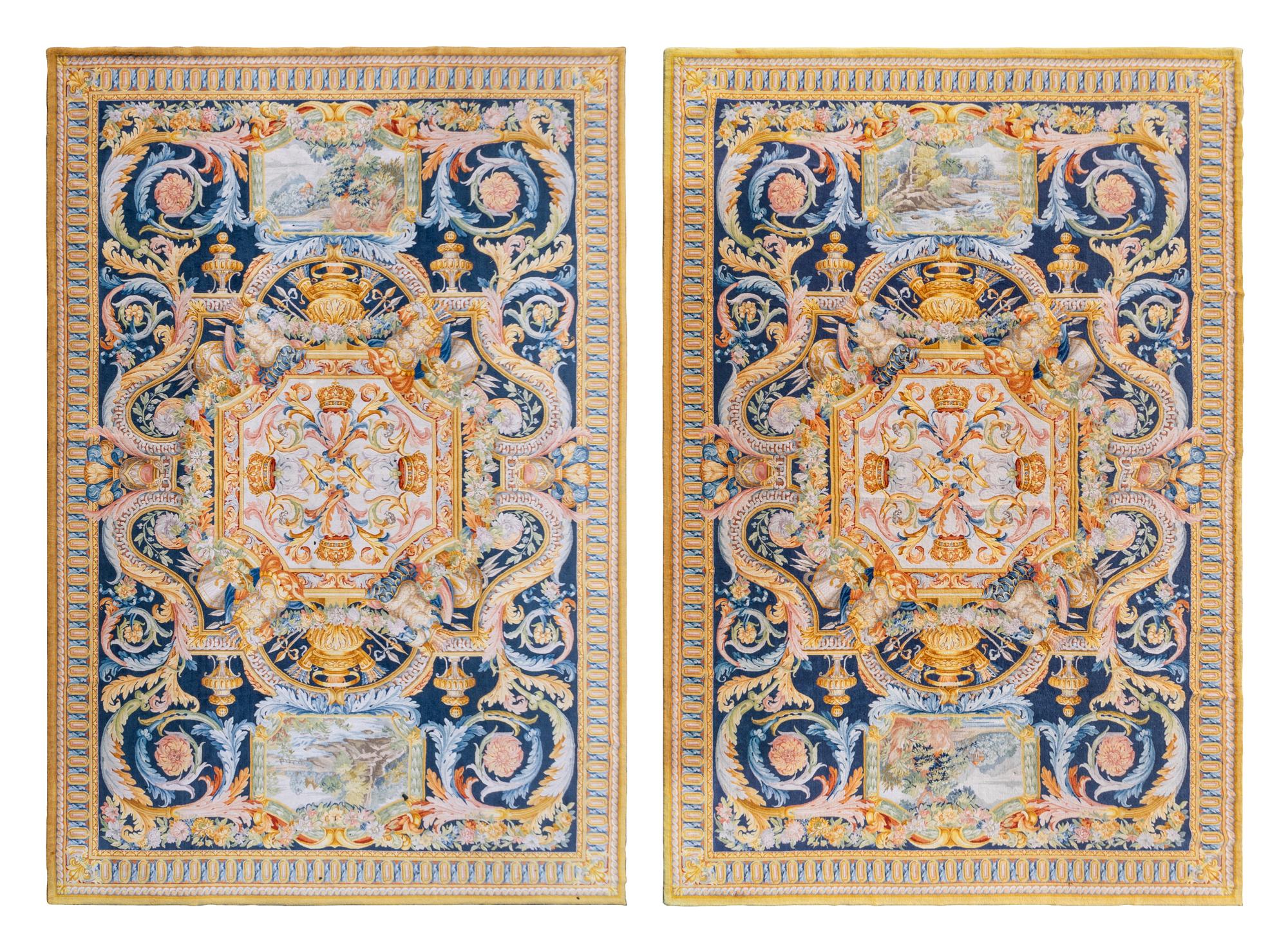 A Pair of Custom Savonnerie Style Carpets