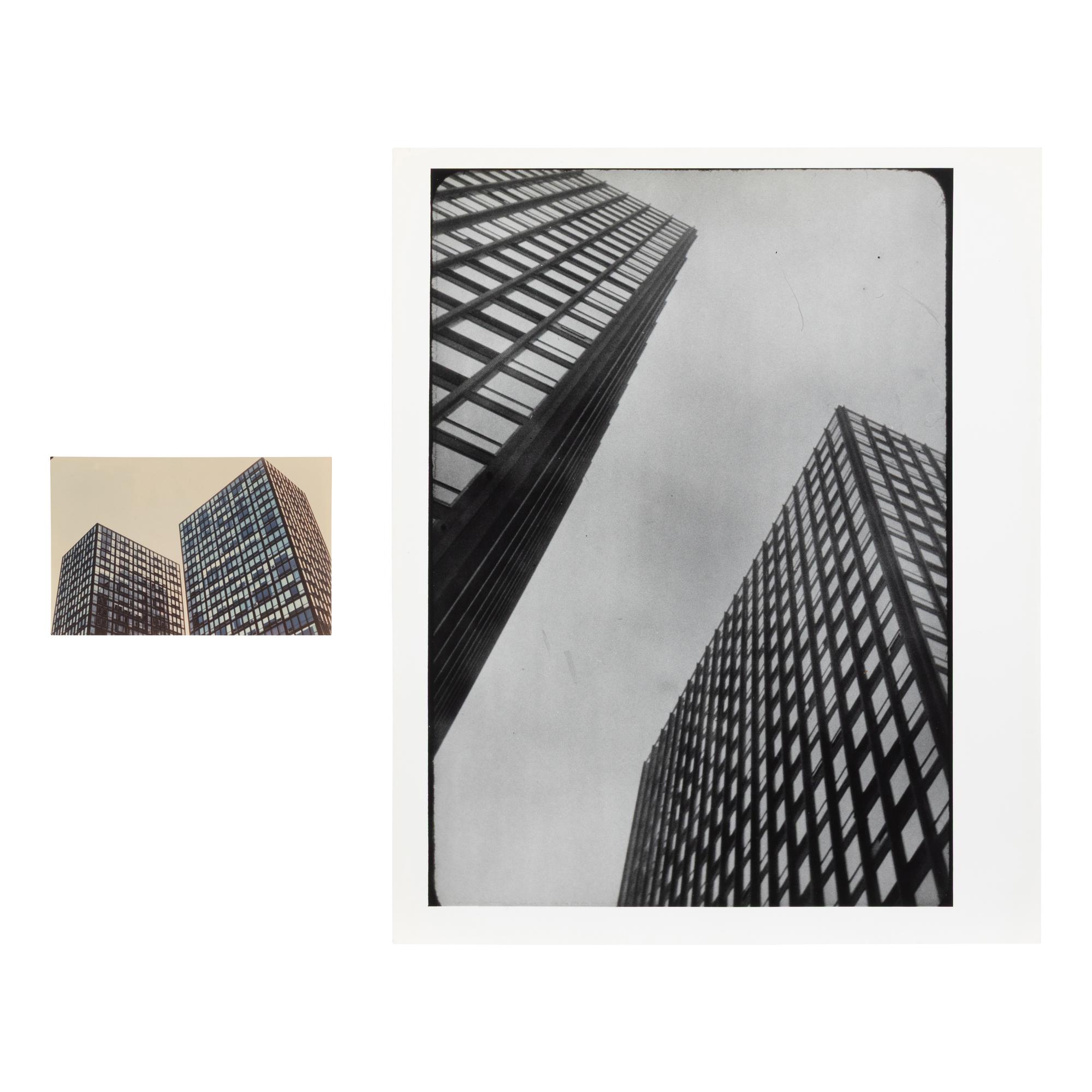 Howard Dearstyne (American, 1903-1979) — A pair of photographs of Ludwig Mies van der Rohe's 860-880 North Lake Shore Drive