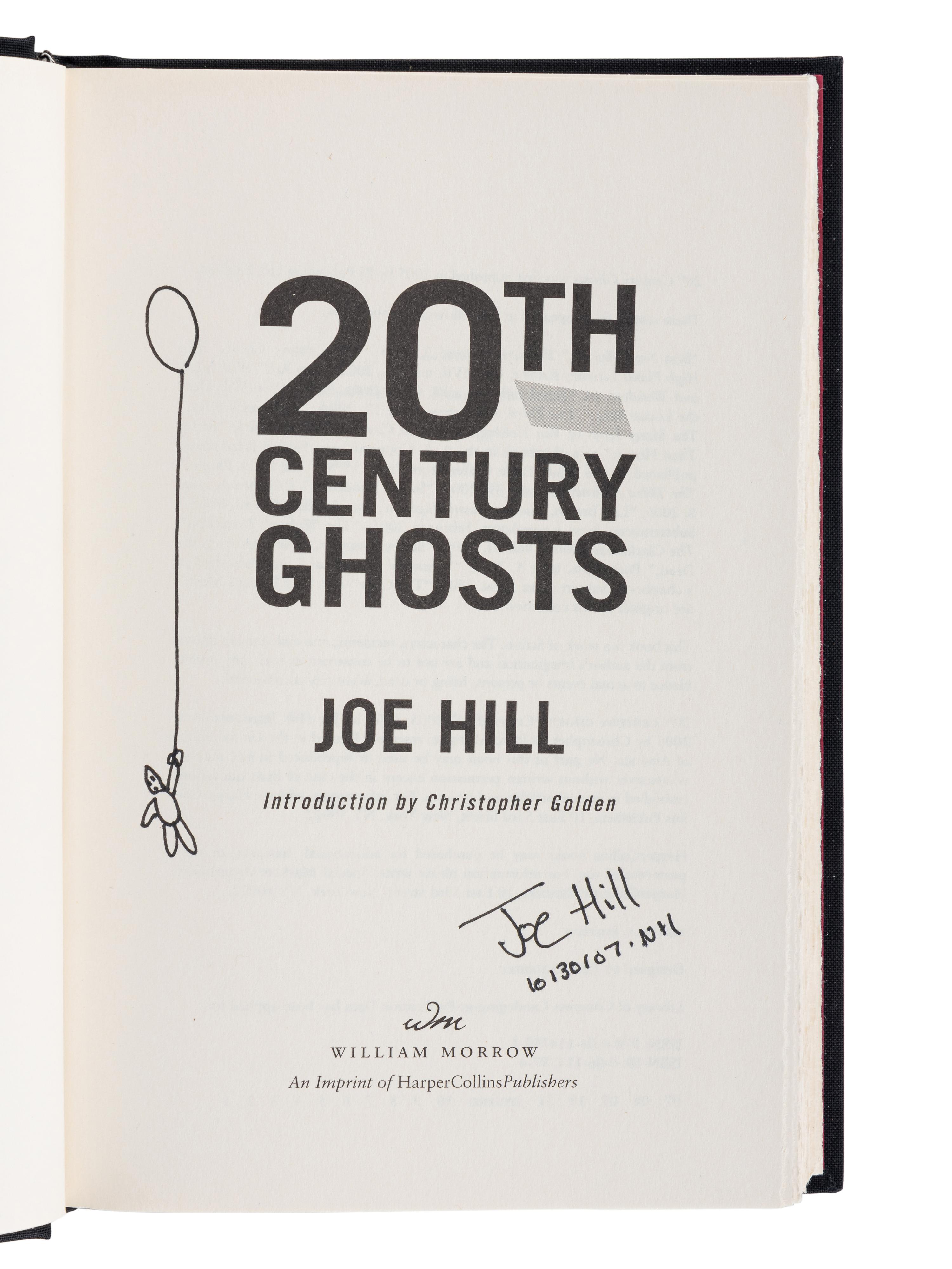HILL, Joe (b. 1972). Voluntary Committal. Burton, MI: Subterranean Press, 2005.