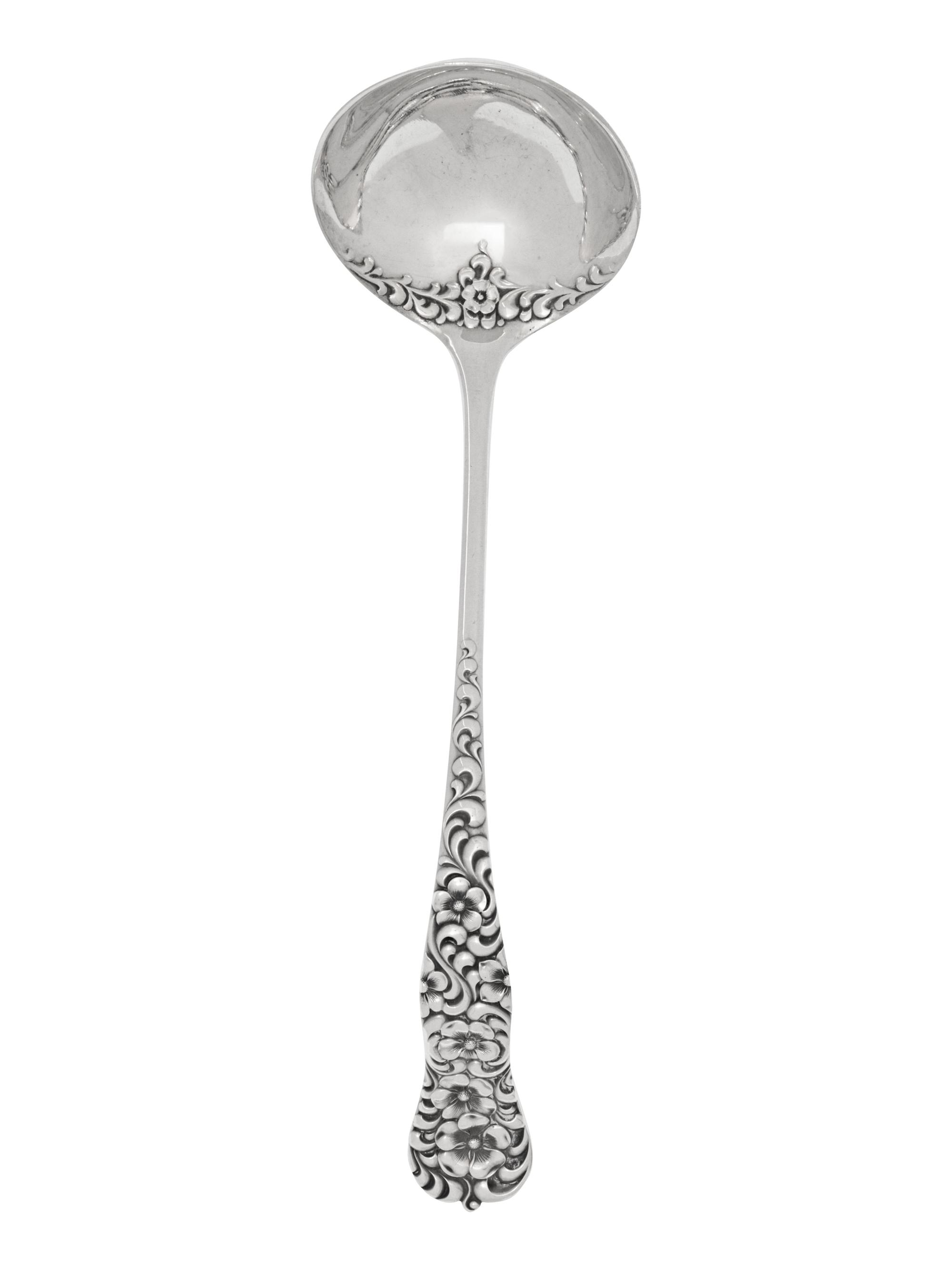 An American Silver Punch Ladle