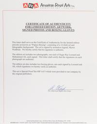 A Group of Boxing Champions Signed Autograph Items Including Muhammad Ali (Beckett Authentication Services Letter)
