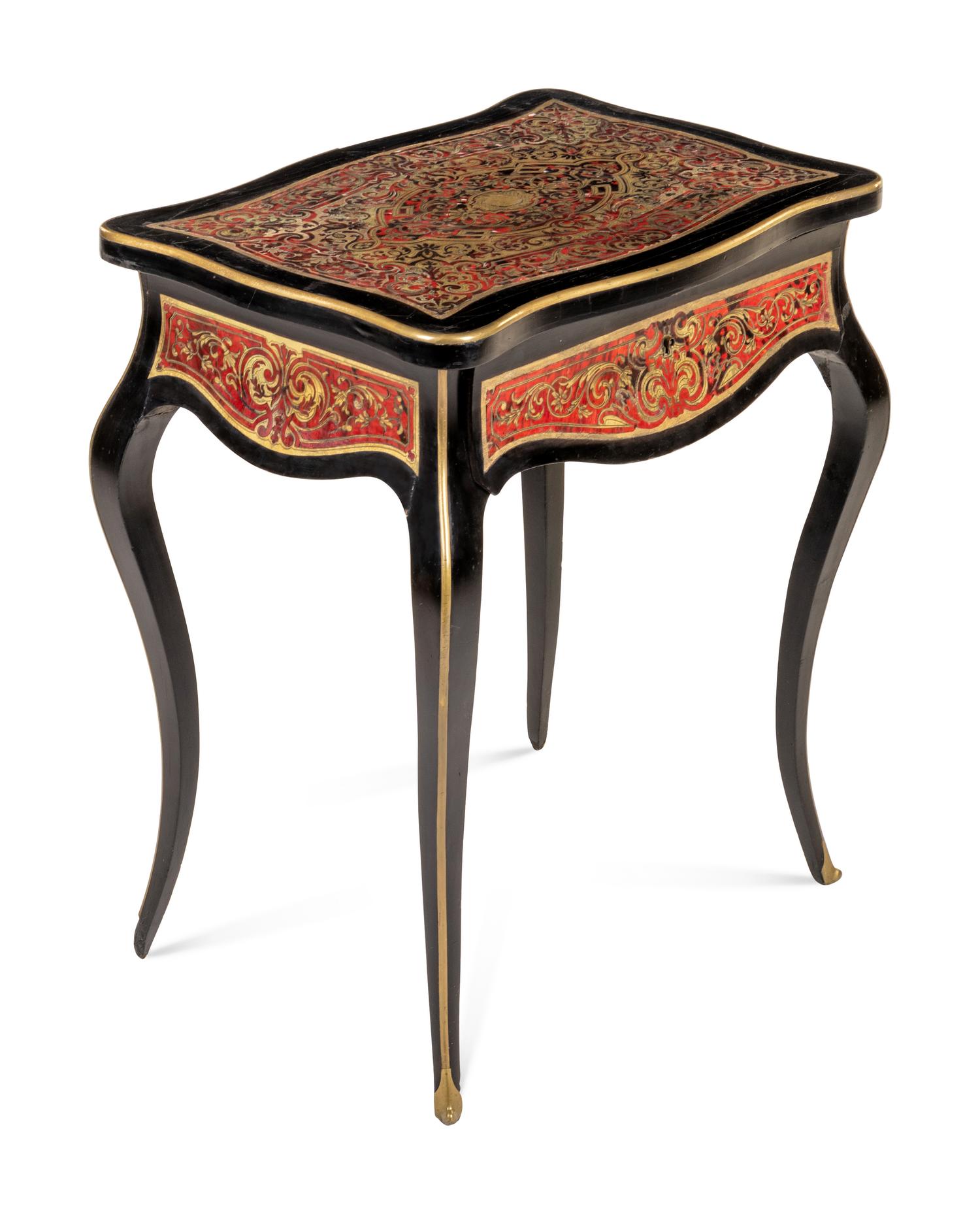 A Napoleon III Style Boulle Marquetry Table