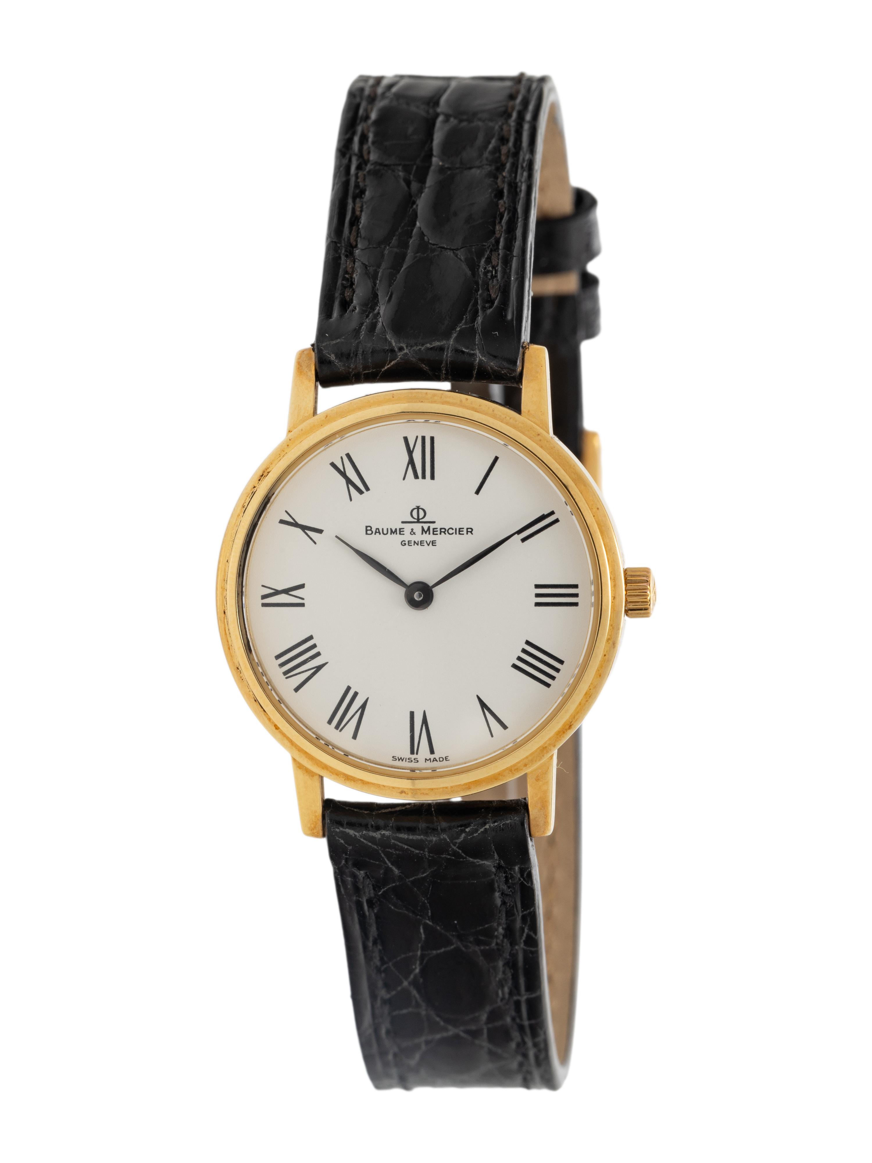 BAUME & MERCIER, 18K YELLOW GOLD WATCH