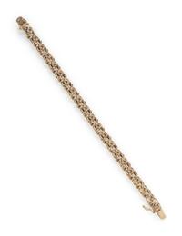 YELLOW GOLD LINK BRACELET