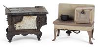 A Collection of Twelve Salesman Sample Stoves Height of average stove 8 inches. — 19TH AND 20TH CENTURY