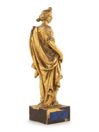 A North Italian Gilt Bronze Figure of Fortitude