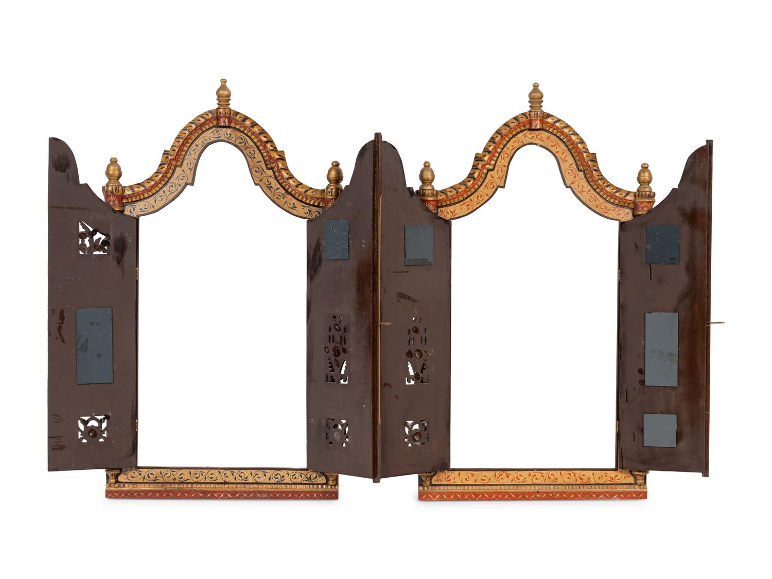 A Pair of Syrian Painted Doors