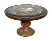 An Italian Micro Mosaic Marble Top Coffee Table — 19TH CENTURY