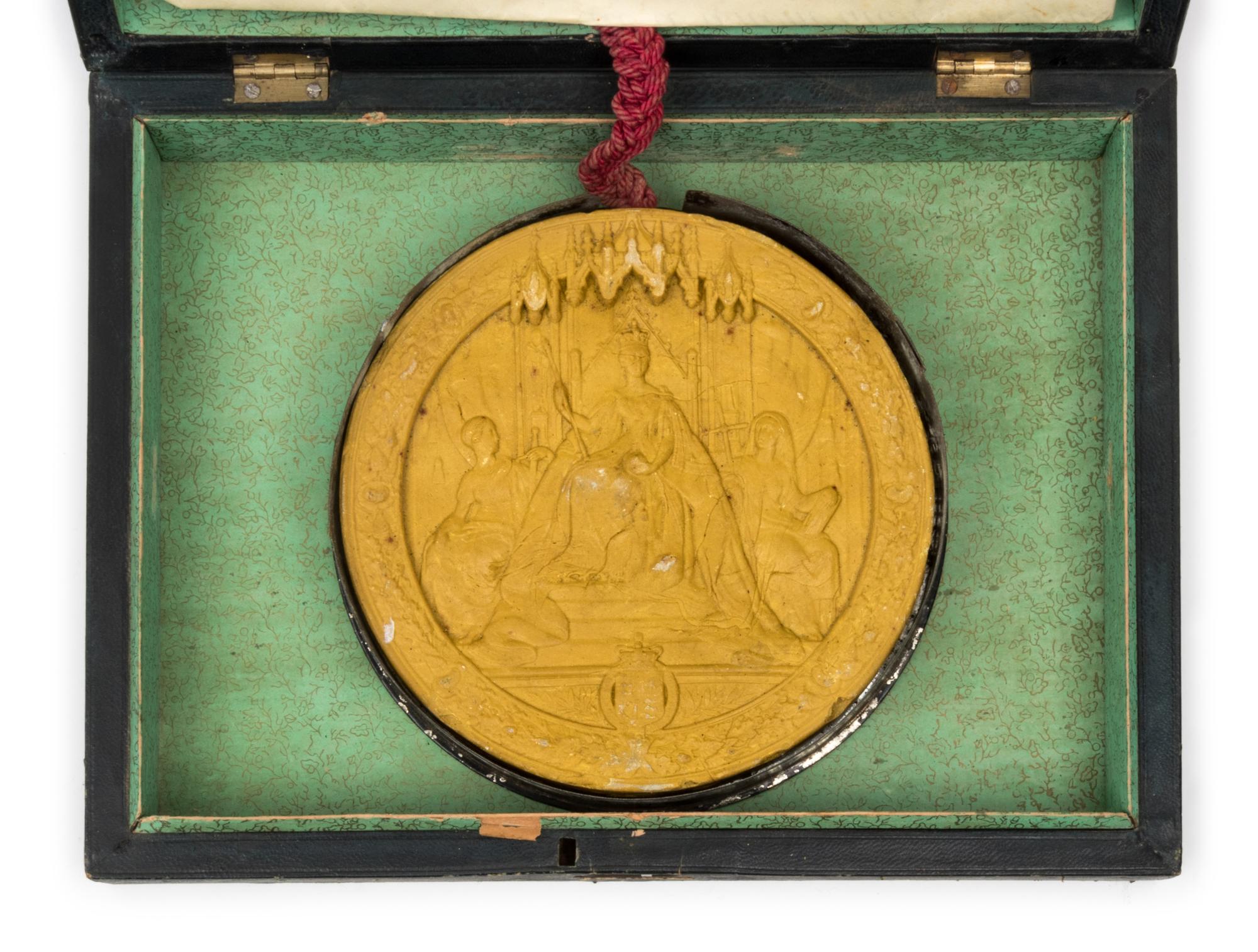 VICTORIA, Queen of England (1819-1901). Printed document, accomplished in manuscript, Letters of Patent, 19 October 1858.