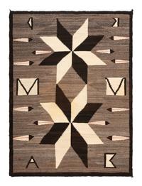 Navajo Pictorial Crystal Weaving / Rug