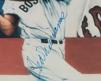 A Ted Williams and Carl Yastrzemski Signed Autograph Poster (Beckett Authentication Services Letter BAS Certified),