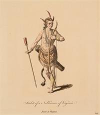 Six Hand-Colored Engravings of Dressing Habits of Native American Tribes After Thomas Jefferys (English, ca. 1719-1771)