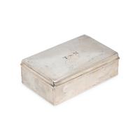 TIFFANY & CO., STERLING SILVER CIGARETTE BOX