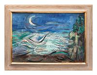 Sickle Moon and Sea