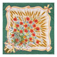 Gucci, Five Silk & Two Cotton Scarves