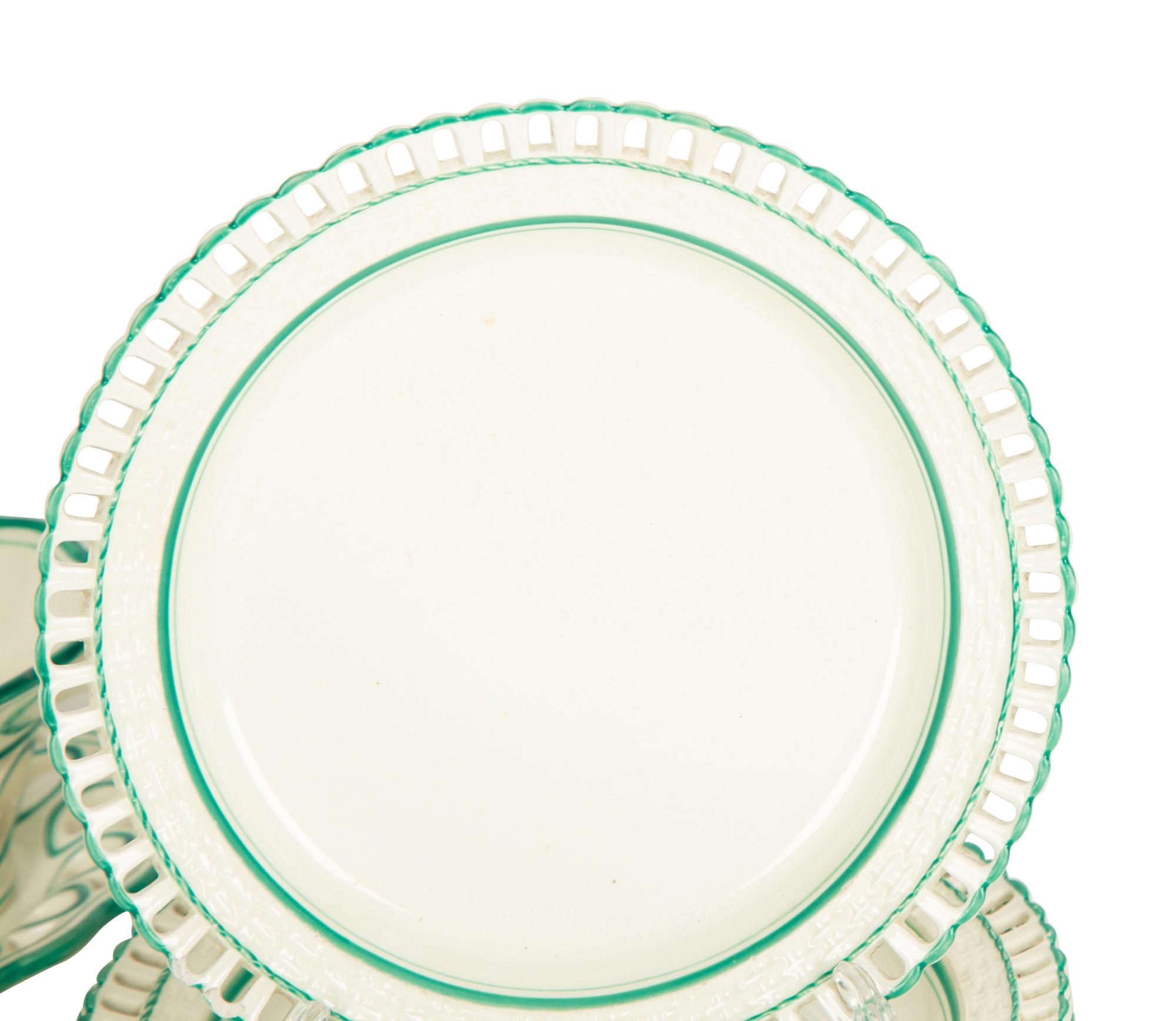 A Set of English Pearlware Articles — 19TH CENTURY