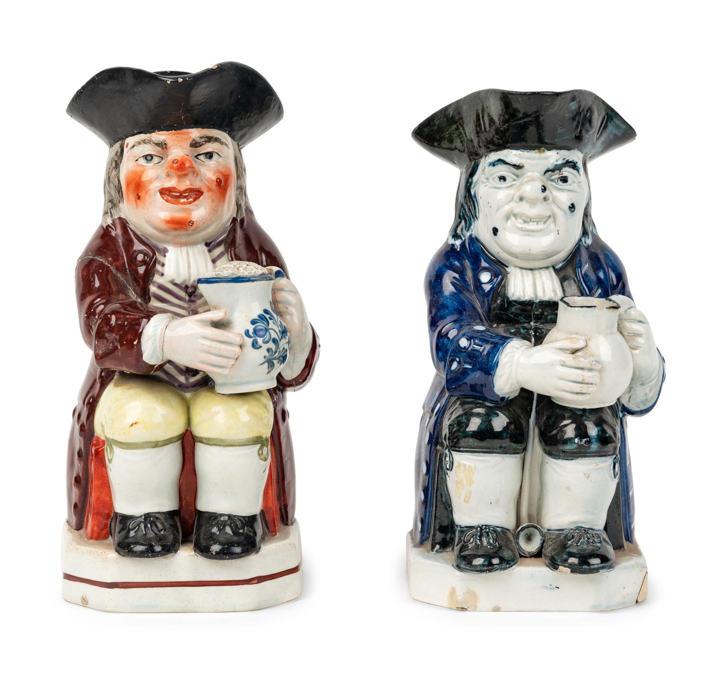 A Walton Pottery Toby Jug and Another Toby Jug