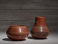 Redware Pottery Jars