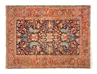A Heriz Wool Rug