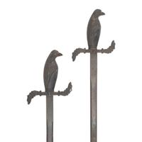 Pair of Raven Pommel Court Swords