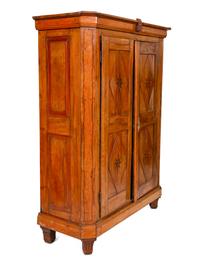 A Continental Olivewood Armoire