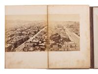 [WESTERN AMERICANA]. MUYBRIDGE, Eadweard (1830-1904), photographer. Panorama of San Francisco from California St. Hill . 1877. 11-panel albumen photograph panorama.