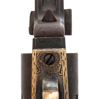 Factory Engraved and Ivory Gripped Colt Model 1849 Pocket Cartridge Conversion Inscribed to W.C. Walsh - 4th Texas Infantry CSA