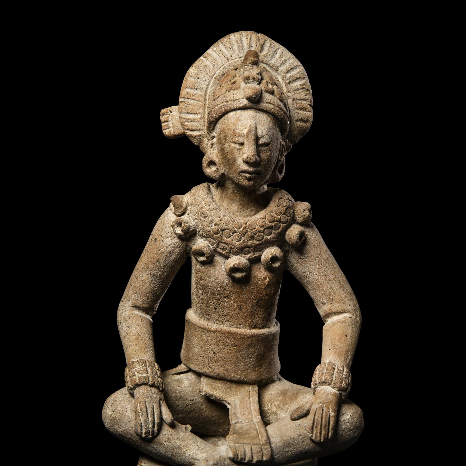 A Maya or Veracruz Terracotta Figure