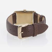 A Men's Gold and Diamond Ring and Gruen Veri-Thin Precision Watch
