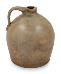 A Cobalt-Decorated Stoneware Two-Gallon Flower Jug