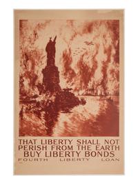 [WWI]. 4 posters promoting Liberty Bonds and War Savings Stamps.