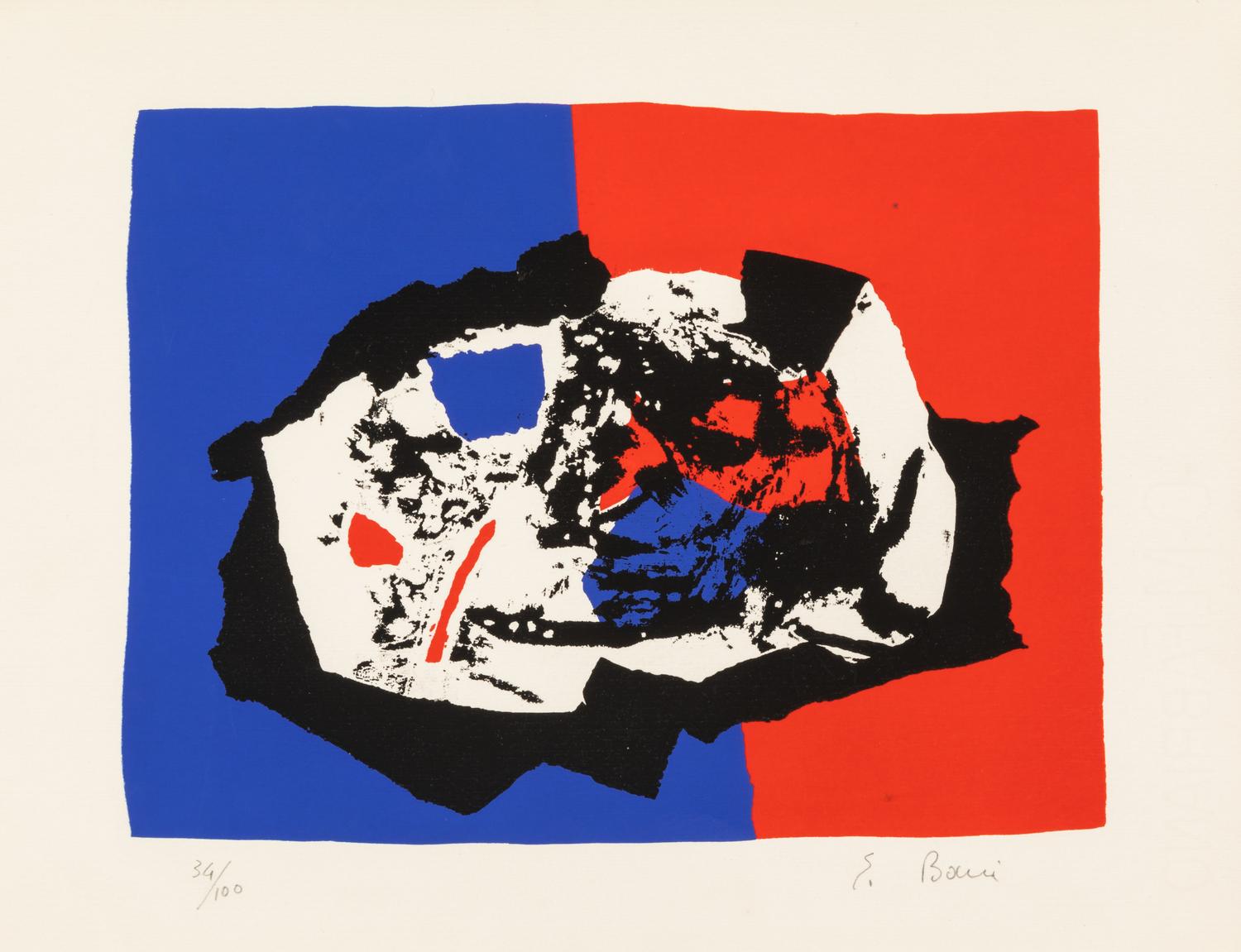 A Group of Works by Various Artists, , including Avvenimento by Edmondo Bacci (Italian, 1913-1978), Profane and Sacred Love by Federico
