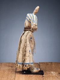 Sioux Beaded Hide Doll