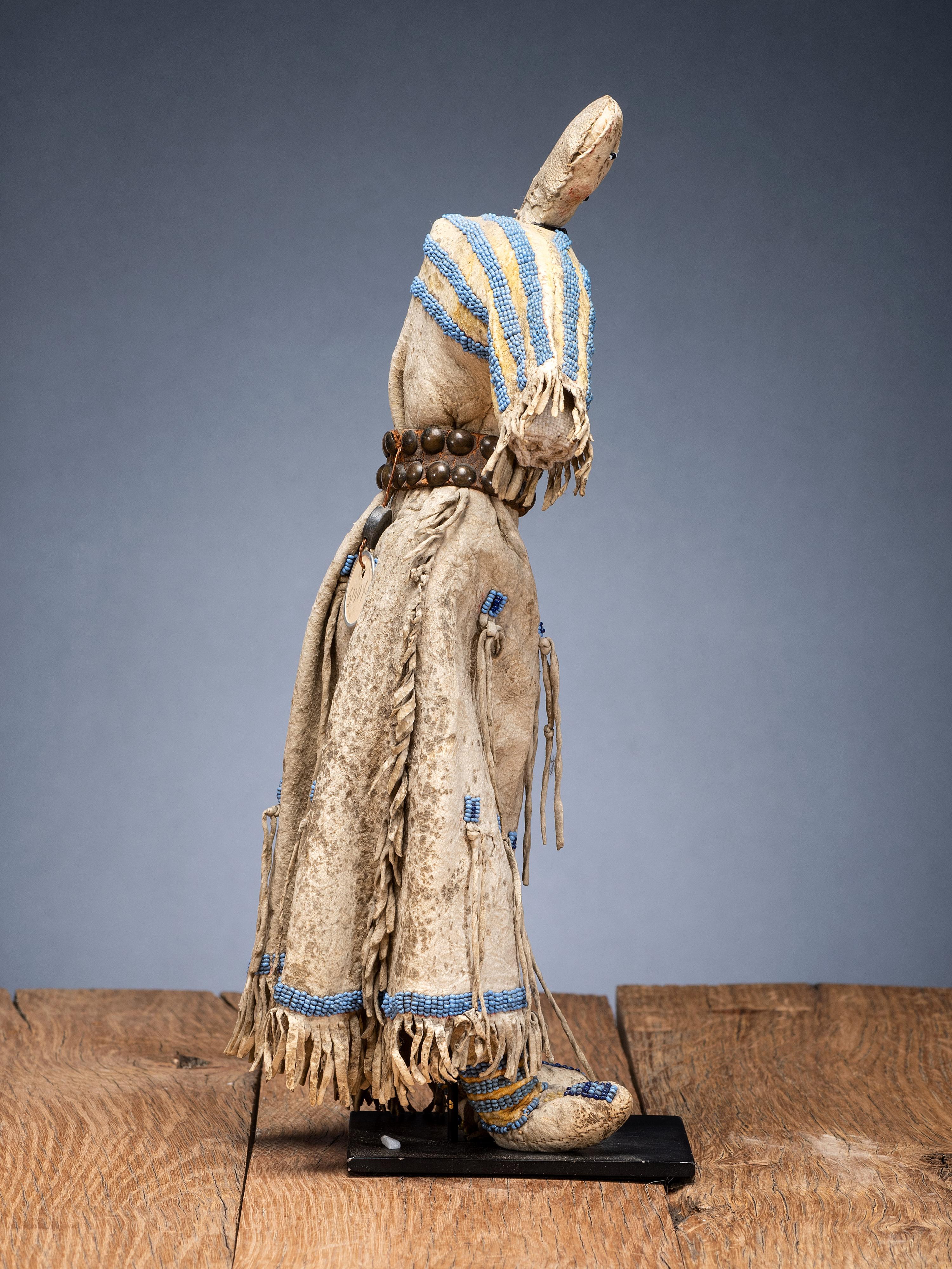 Sioux Beaded Hide Doll